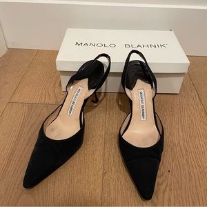Manolo Blahnik Kitten Pump Heels